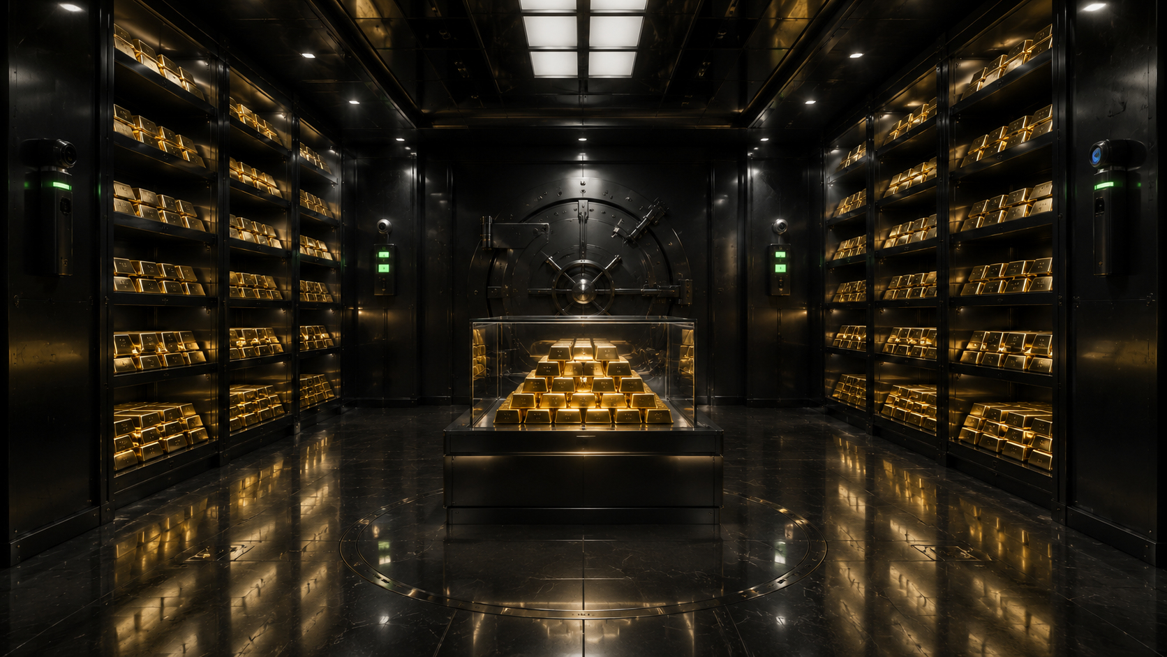 Conceptual future X Gold physical reserve